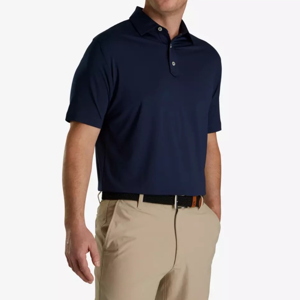 FootJoy Men's Dark Blue Polo Shirt